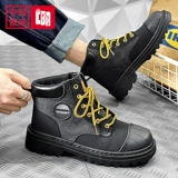 CBA Martens, высокие сапоги в английском стиле на платформе, туфли для кожаной обуви, коллекция 2023, осенние, в британском стиле