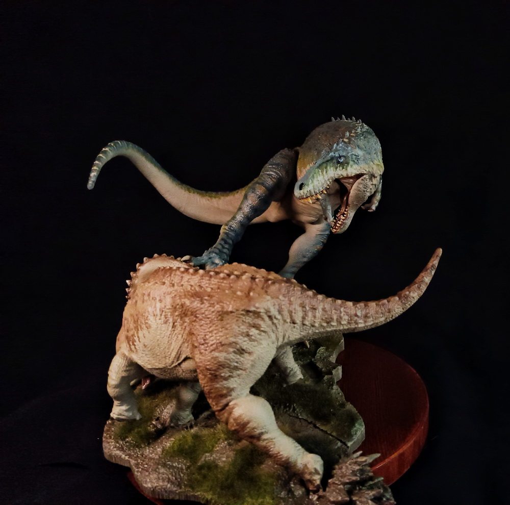 JDBX Passion Charger Great Rrhinosaurus Bull Pose Monster Dragon Hunt White Mold GK spot