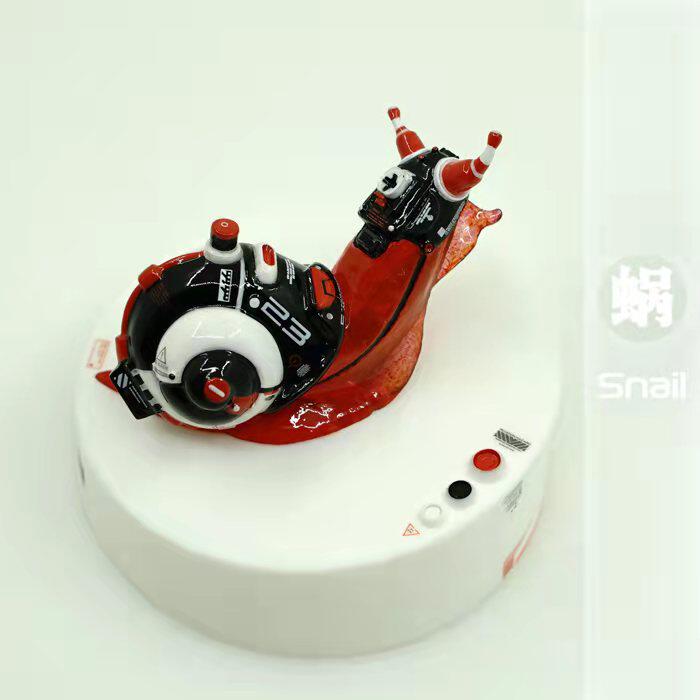 Chlear Snail Machinery small worm GKmodel finished product extremely quick cochlear Strawberry Objectonian Spot