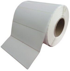 Factory price Direct selling Copper Label 100*40*1000 single row blank label paper Bar code Label Adhesive label