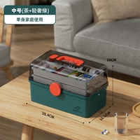 Три слоя легкого роскошного зеленого [среднего]