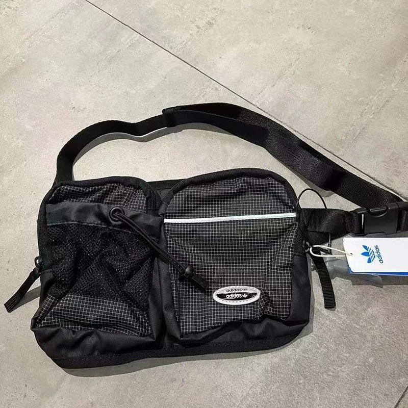 Adidas/Adidas Trefoil Ryv Waistbag Men's and Women's Sports Bag Hd9653 Adidas/Adidas Trefoil Ryv Waistbag Men's and Women's Sports Bag Hd9653