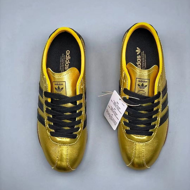 Adidas Trefoil Classic Tokyo Retro Gold Men's and Women's Sports and Casual Training Shoes Jq2156 Adidas Trefoil Classic Tokyo Retro Gold Men's and Women's Sports and Casual Training Shoes Jq2156