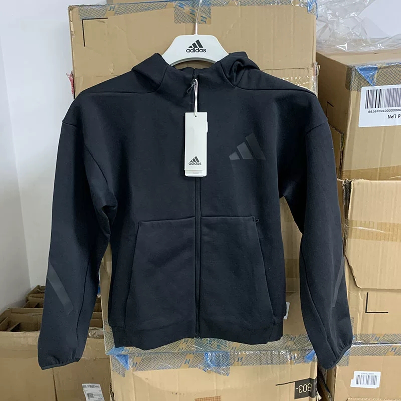 Adidas/Adidas Genuine Zne Big Kids Outdoor Sports Hooded Jacket Jf2847 Adidas/Adidas Genuine Zne Big Kids Outdoor Sports Hooded Jacket Jf2847