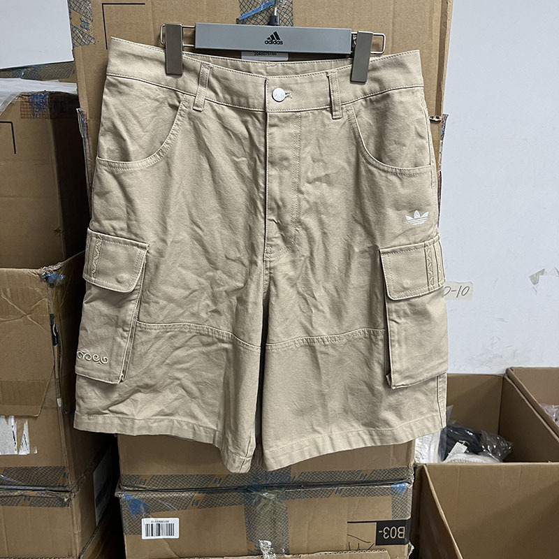 Adidas/Adidas Genuine Trefoil Men's Sports Workwear Classic Loose Outdoor Shorts Kc1436