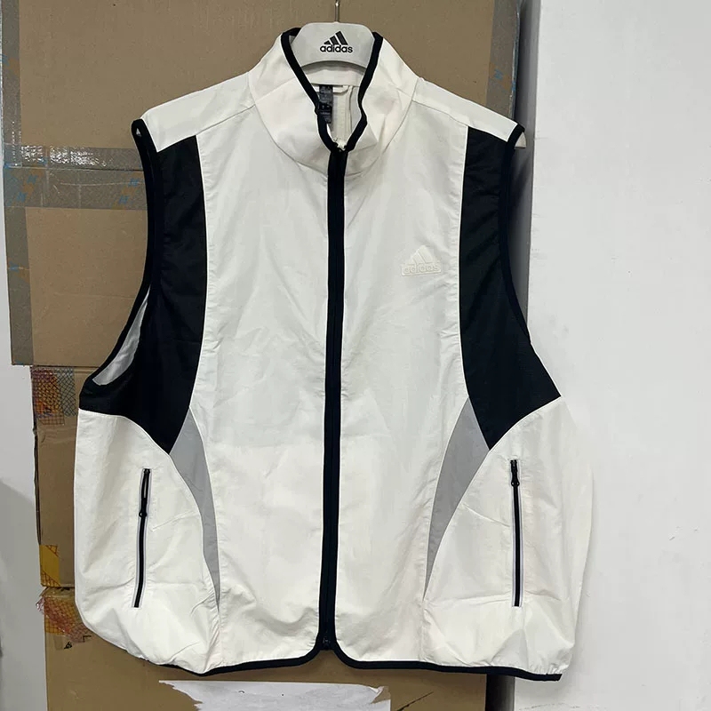 Adidas/Adidas Official Genuine Product Fustl Wv Vest Men's Woven Stand-Up Collar Single Vest Ji9886 Adidas/Adidas Official Genuine Product Fustl Wv Vest Men's Woven Stand-Up Collar Single Vest Ji9886