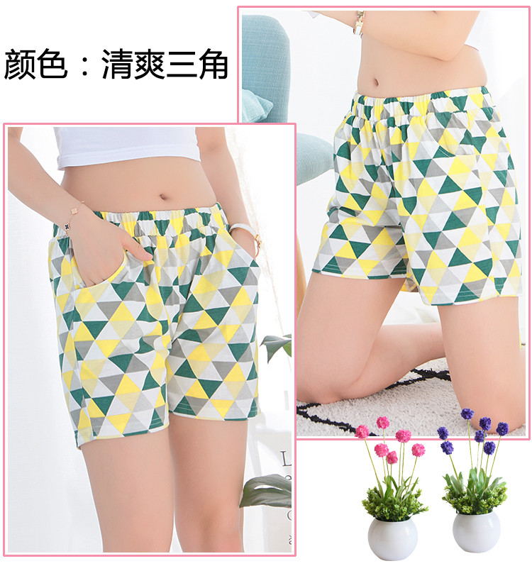 Nóng quần bãi biển quần short nữ ba quần quần quần mùa hè bông có thể được đeo bên ngoài nhà quần phần mỏng bông quần short giản dị quần mặc nhà đẹp