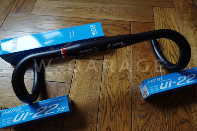 nitto m106 bends the road site dead flying single speed bike handlebars 31 8 26 0 black silver