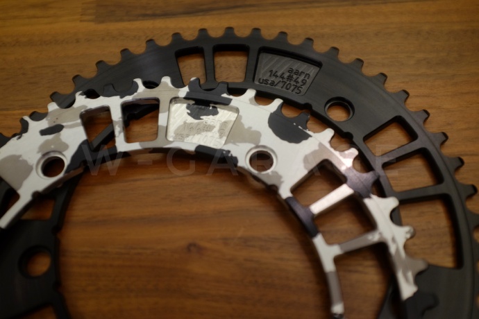 aarn disc field dead fly single-speed bicycle large chainring chainring camouflage bcd144