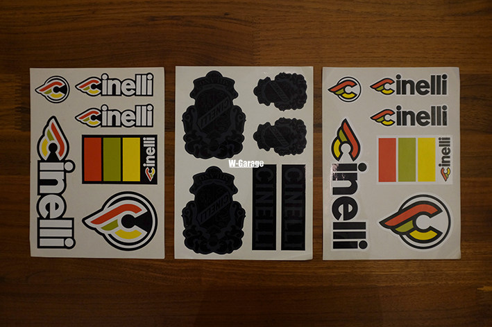 cinelli sticker bicycle frame computer luggage waterproof sticker