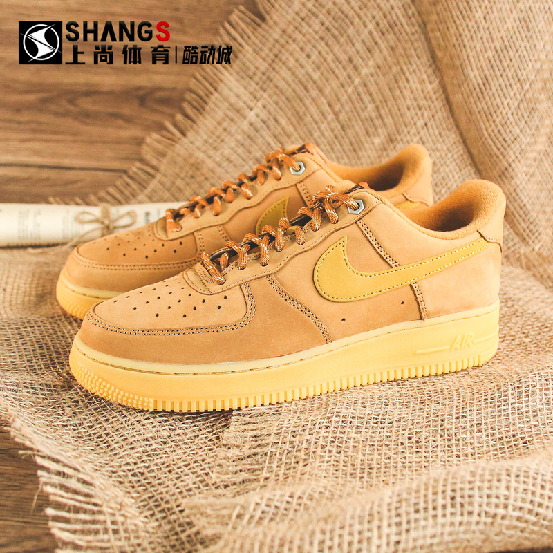 Shangshang Sports Jj Nike Air Force 1 Af1 Wheat Sneakers Air Force One Cj9179-200