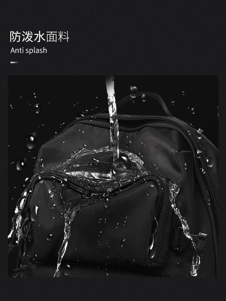 Large-Capacity Backpack Men's Computer Bag Casual Travel Waterproof Backpack Junior High School Students High School College Students School Bag Women