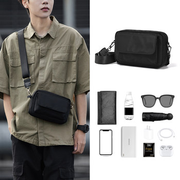 Crossbody Bag Men's Shoulder Bag Sports Men's Bag Small Bag Casual Chest Bag 2025 New Style Shoulder Bag Small Backpack for Going Out