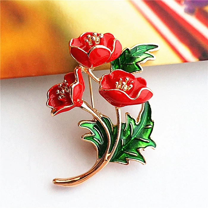 Trên 2 túi mới cloisonne trâm cài trâm men tráng men trang trí kim cương gửi mẹ gửi bạn bè - Trâm cài