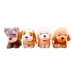 Puppy Plush Toy Golden Retriever Schnauzer St. Bernard Dog Doll Doll Lấy búp bê trang trí quà tặng - Đồ chơi mềm