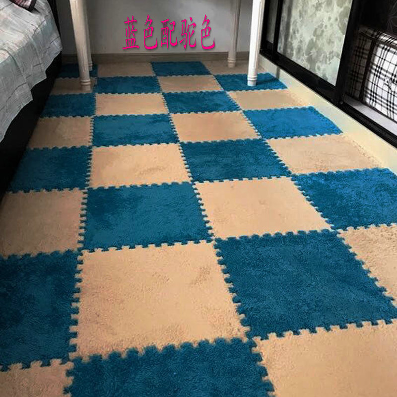 [Full 20 đến gửi 10] thảm nhung đệm bọt câu đố cửa phòng ngủ cho khâu da lộn phòng khách sang trọng thảm - Thảm sàn thảm ghép