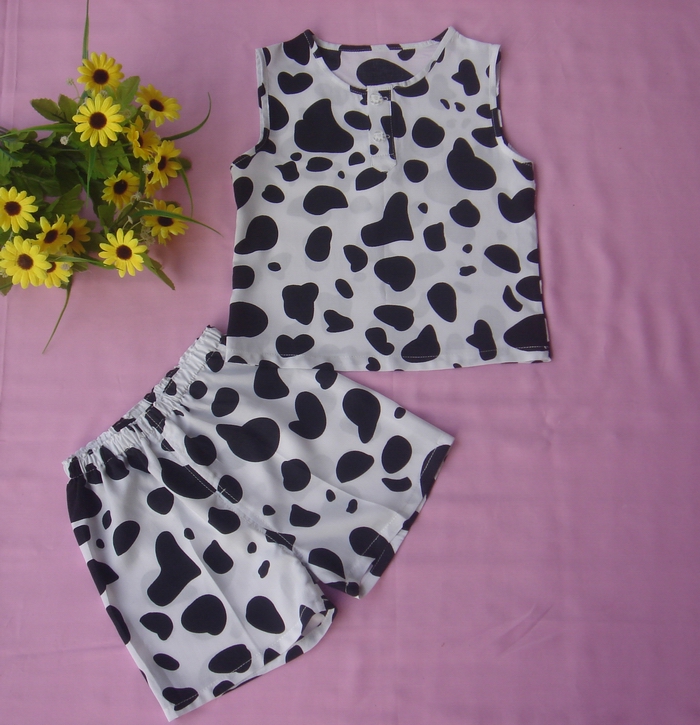 Áo vest bé gái cotton lụa mùa hè bé trai handmade cotton nhân tạo cotton trẻ em đặt vải cotton - Phù hợp với trẻ em đồ sơ sinh cho bé