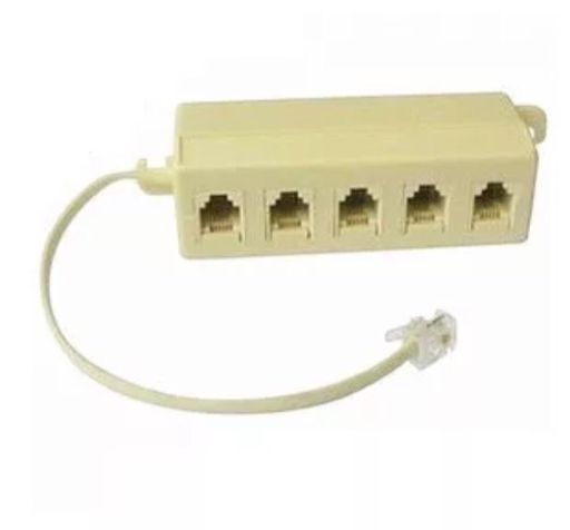 Phone One drag 50% Polywire box Full bronze pin 10% Five RJ11 Extension Line 6P4C Language One-turn 5 Connection header