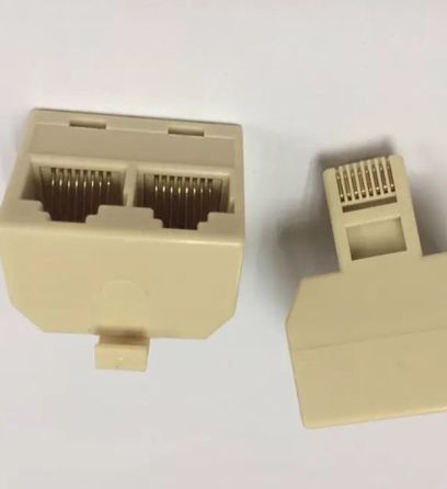 Internet Tee Horn 10% II Revolution Mother 8P8C Extension Line RJ45 Splitting Wire Box Network 10% II Conversion Head