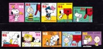 Japan Shunpin Stamp 2014 greeting Snoopy Snoby and his friends