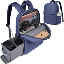 Leisure SLR camera bag female portable outdoor photography bag shoulder Canon Nikon micro single flat travel backpack men