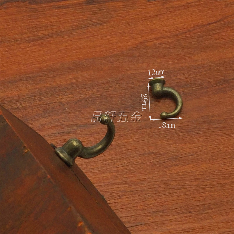 Jewelry hook retro zinc alloy single hook mini coat hook small hook