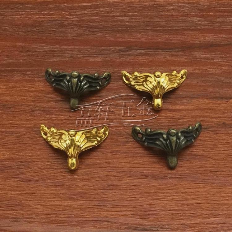 Box Accessories Antique Feet Decorative Bottom Corner Animal Feet Four Sides Foot Protector Wooden Box DIY Alloy Foot