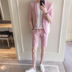 2019 mùa hè mới Casual Suit Hàn Quốc thời trang ăn mặc nam tay rắn Suit Suit Companion ăn mặc 