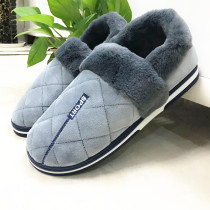 Winter mens bag with cotton slippers extra large size home cotton shoes warm thick soles 46 47 48