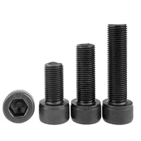 M8m10m12x0.75x1x1,25 мм тонкие зубы Внутренний шестиугольный винт 12,9 стакан с головными винтами черные