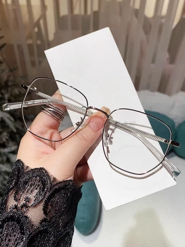 Южная Корея Кала -Кинель, сочетание излучающих световых очков миопий, большая рама, глаза плоского света.