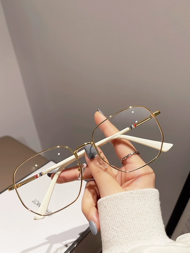 Cula Kinel Golden Simpan Border Border Anti -Blue Lightses Male Su Yan Chao Многосторонние очки миопий