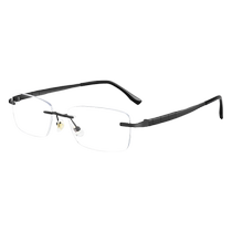 Pure titanium rimless glasses for myopia mens ultra-light business glasses frames can be equipped with prescription anti-blue light lenses eyeglass frames