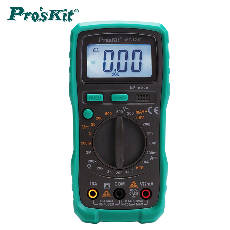 Taiwan Baogong MT-1210 Digital Multimeter 3 1 2 digit three-digit digital meter economic maintenance multimeter