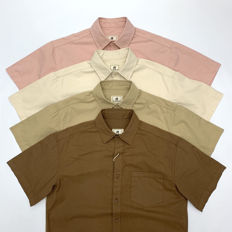 Bamboo Cotton Short-Sleeved Shirt for Men, American Casual Shirt, Pure Cotton, Japanese Retro Style, Summer Loose Khaki Hong Kong Style Top Bamboo Cotton Short-Sleeved Shirt for Men, American Casual Shirt, Pure Cotton, Japanese Retro Style, Summer Loose Khaki Hong Kong Style Top