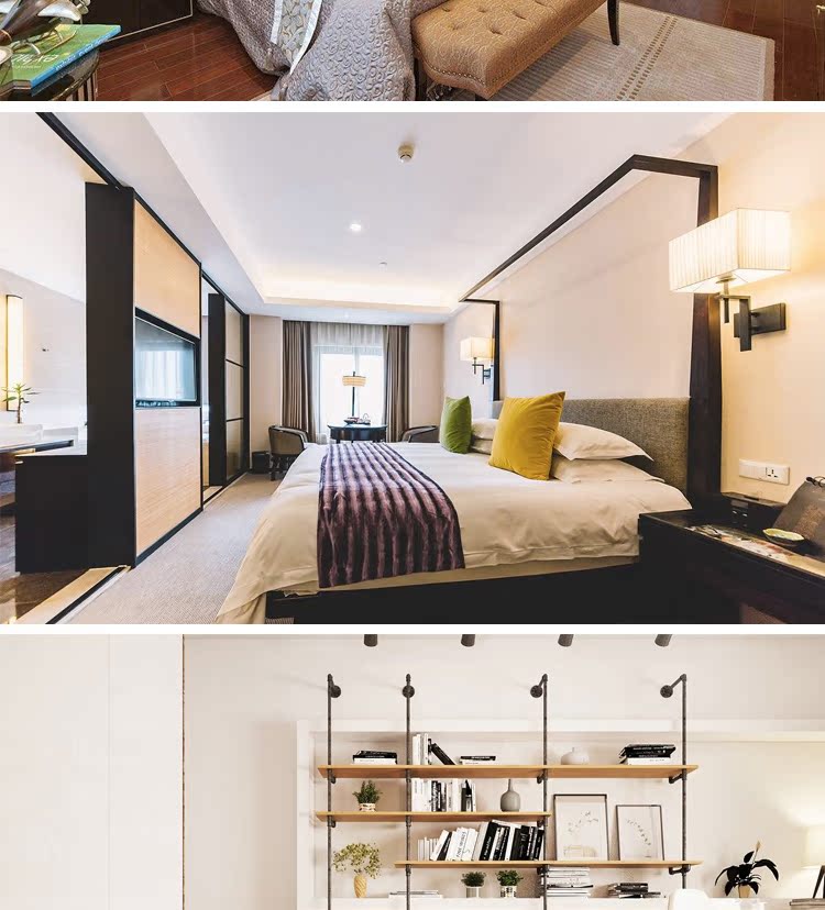Jiahao sáo tất cả các phòng tùy chỉnh tủ quần áo cloakroom đặt tùy chỉnh đồ nội thất lật giường nhà sản xuất Hồ Bắc mẫu giường ngủ hiện đại 2020