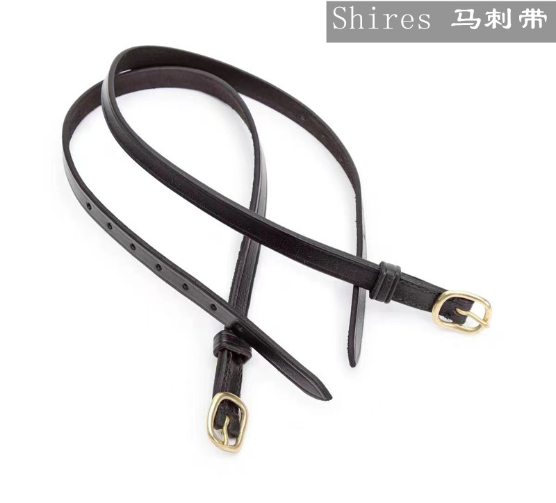 ブリティッシュ・シャイアーズレザー拍車ベルト ブリティッシュ拍車ベルト 本革 大人用 子供用拍車ベルト 乗馬用品