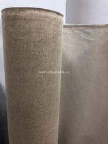 Two-color linen yarn wallpaper dyed hemp wallpaper retro natural linen packaging frame cloth linen cover material