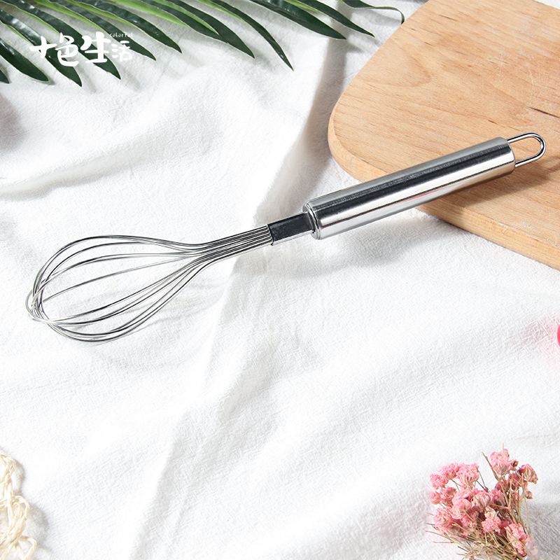 Manual egg beater simple egg beater stirring rod household stainless steel egg beater cream milk foam machine baking tools