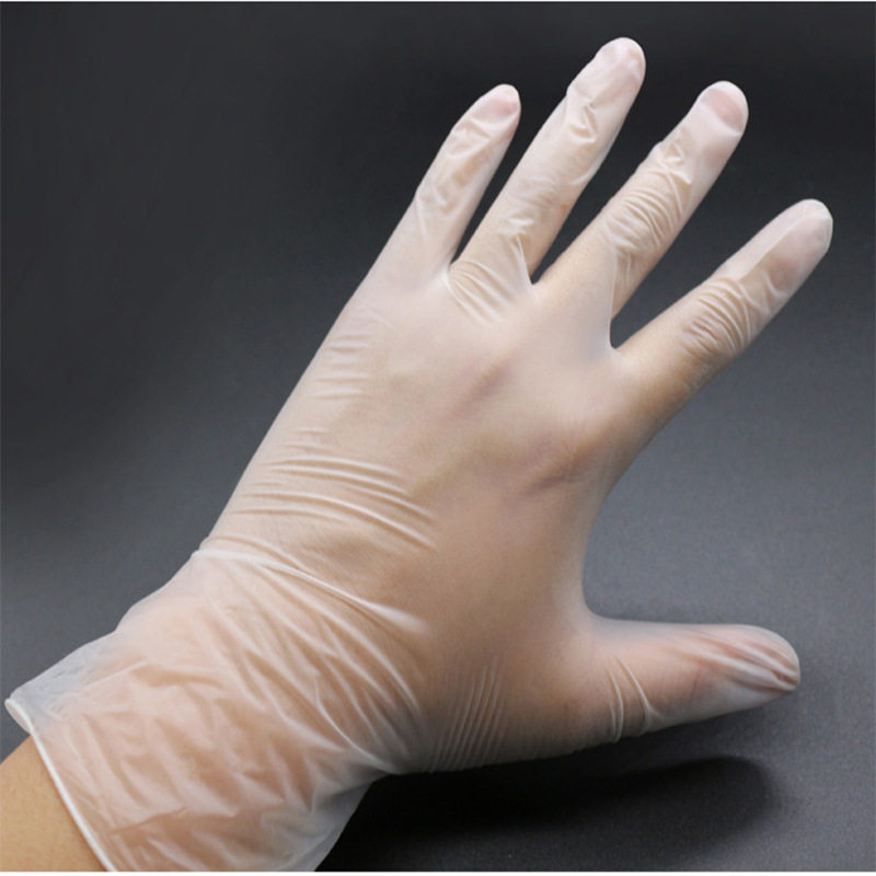 Disposable PVC No Powder Gloves Food Processing Baking DIY Without Latex 20 Only Fit Size Number