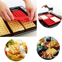 Silicone waffle muffin mold cake mold baking tool DIY cake mold 4 with square oven