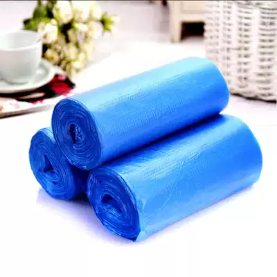 New material has no taste 25 thickened large flat mouth point-off color garbage bag cleaning bag
