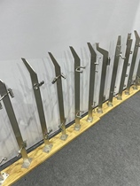 Non-standard custom-made stainless steel engineering railings column handrails hanging glass railings shopping mall guardrails villa fences with i