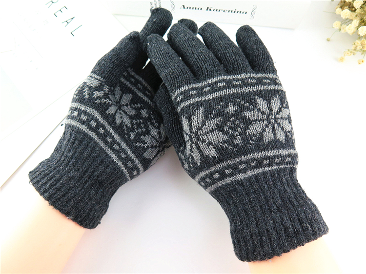 Gants pour homme en Laine Cachemire - Ref 2781647 Image 12