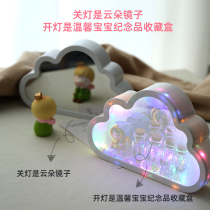 Interesting umbilical cord deciduous teeth and fetal hair collection box for boys and girls newborn full moon gifts baby fetal hair souvenirs self-made