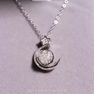 Newborn baby fetal hair souvenir diy self-made fetal hair necklace mother and child sterling silver pendant week Full Moon gift