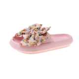 Tide, милые слайдеры с бантиком, летние тапочки, универсальная пляжная обувь на платформе для принцессы, популярно в интернете