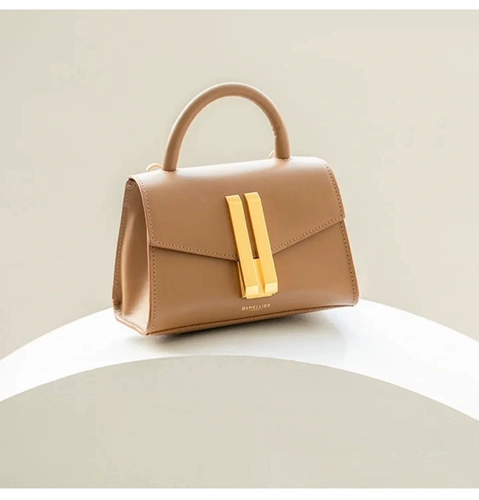 Французский искренний Demellier Kelly Bags Light Luxury Cenkin Skin Shopbace Nano Montreal Sumbag