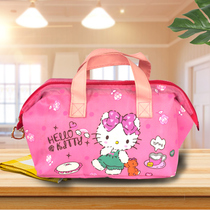 Primary school students insulation lunch box bag small size Japanese Korean cute cartoon hand-carried lunch bag girls childrens lunch