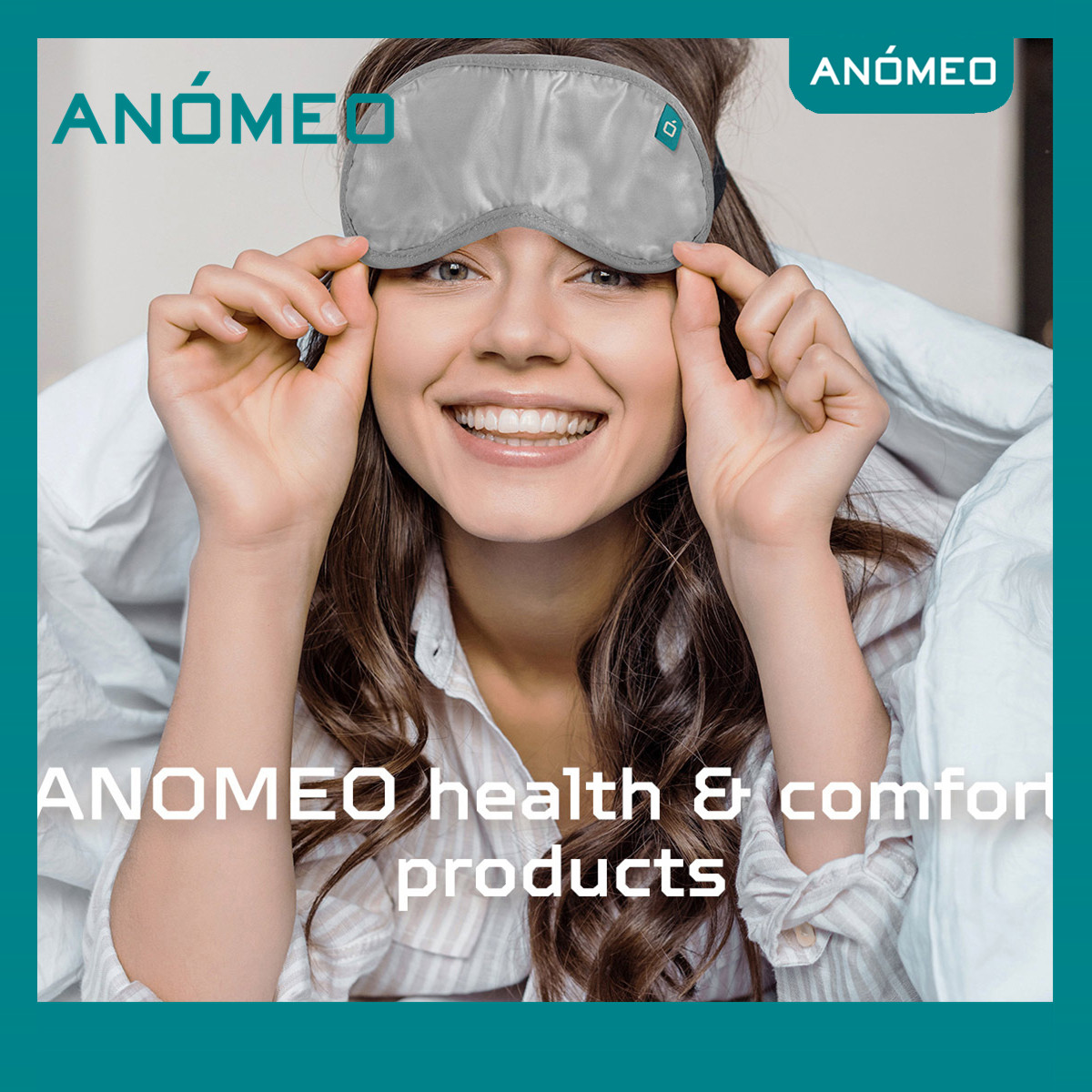 British ANOMEO spring and summer men's and women's cotton sleep shading sleep breathable comfortable travel student cotton eye mask